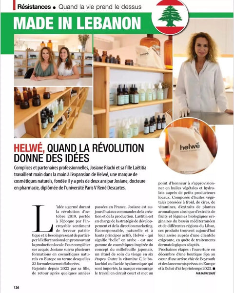 Helwe Press – Helwé Natural Skincare
