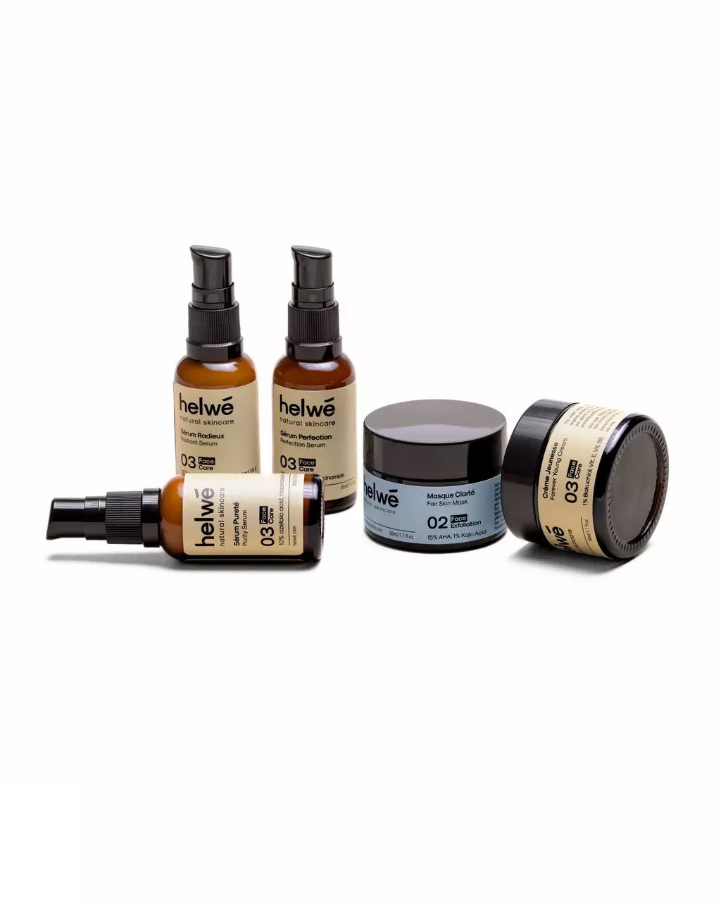 Hyper-pigmented Skin Set – Helwé Natural Skincare