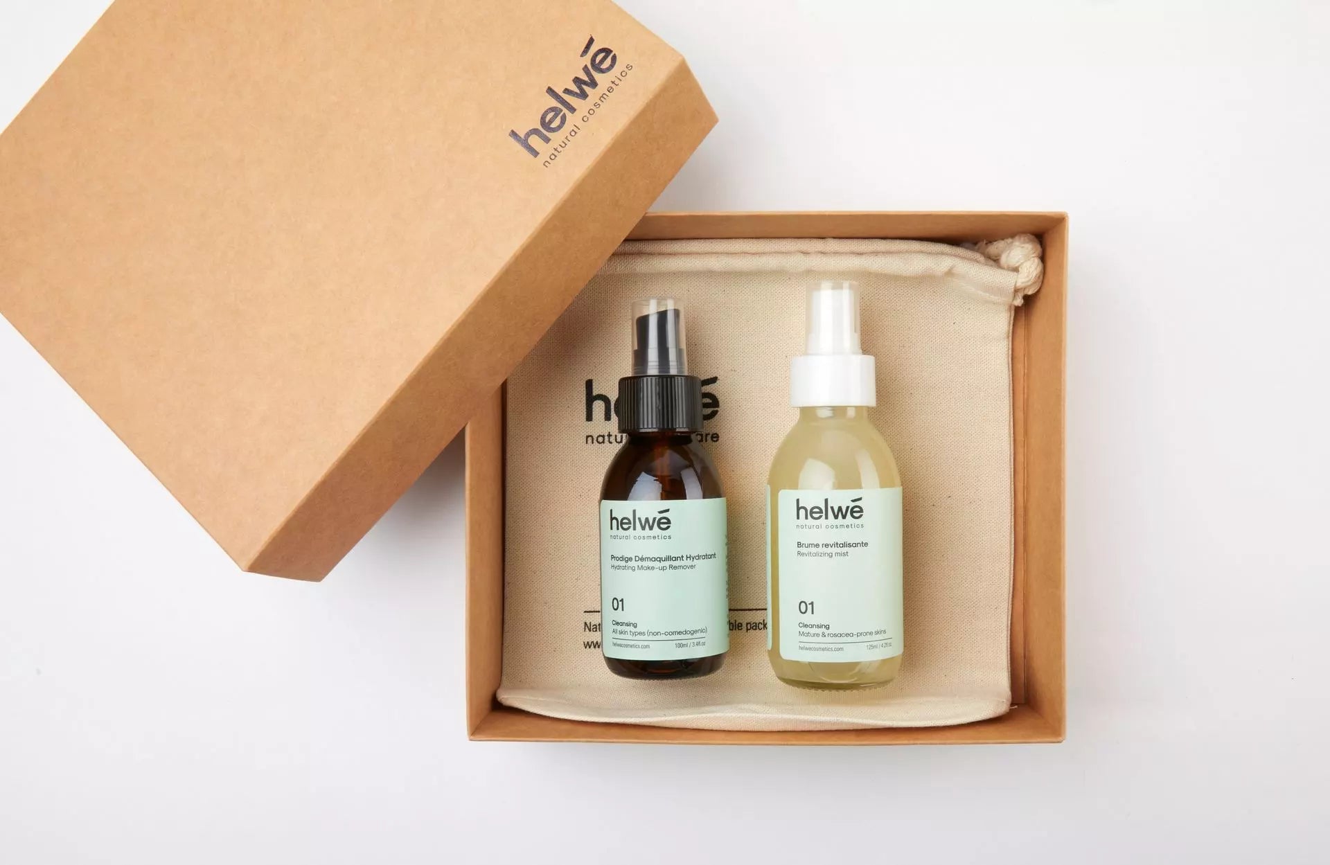The Double Cleansing Set – Helwé Natural Skincare