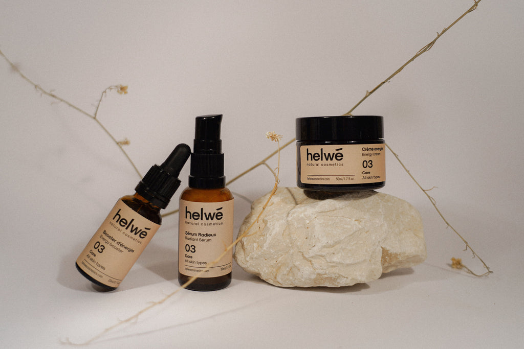 Helwe helwé natural skincare, made in Lebanon.